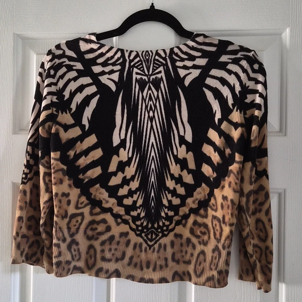 Ashley Stewart Animal Print Caridgan - Picture 2 of 3